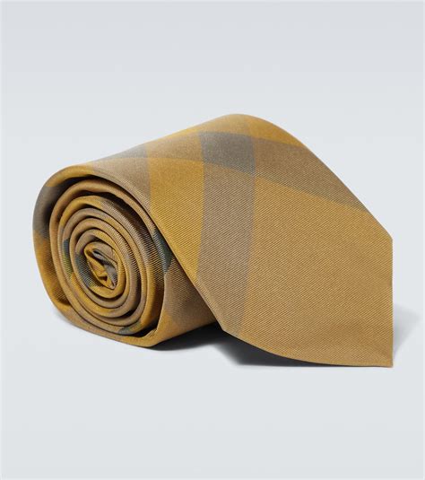 burberry check silk tie blush|Burberry Check Silk Tie .